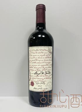 美国 Coup de Foudre蔻德福纳帕谷情书赤霞珠 情书37.2干红葡萄酒