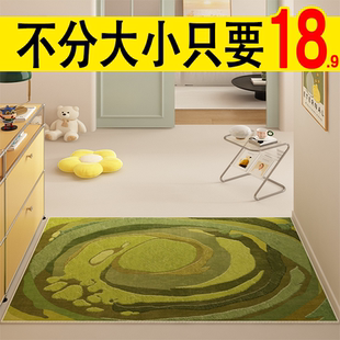 高级感入户门地垫门口进门脚垫免洗门垫防滑垫子家用地毯 田园风格