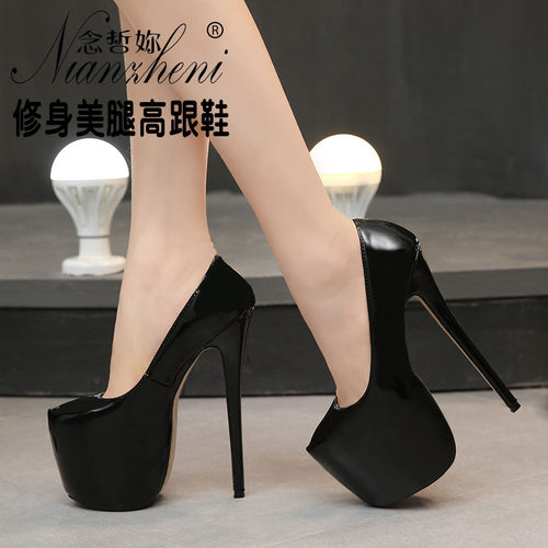 厘米防水台情趣风夜场超高跟鞋