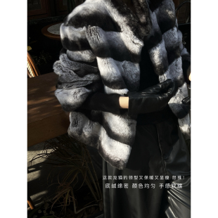 nczz 进口獭兔外套 龙猫