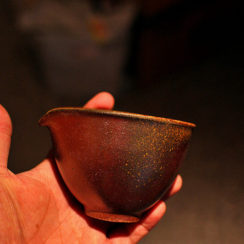 特惠福利 润砂堂出品 柴烧原矿公道杯