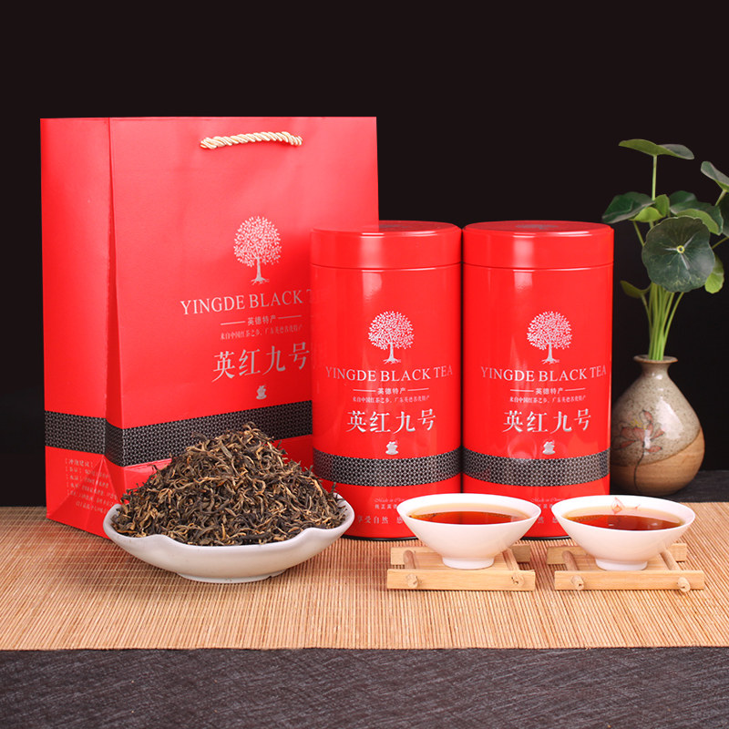广东英德红茶9号浓香型 英红九号1959罐装功夫茶英红礼盒装
