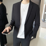 韩版修身西服商务休闲小西装8801-P205，男装西服套装，星座1606-1