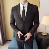 韩版修身西服千鸟格时尚休闲西装外套DX46-P148，男装西服套装，星座1606-1