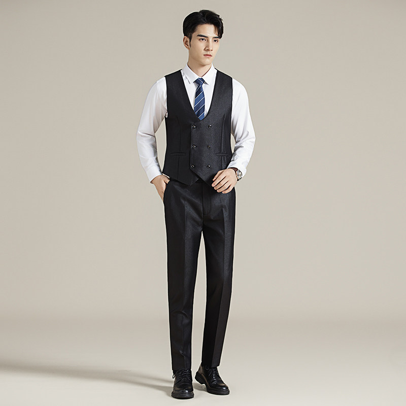 简约韩版修身西装马甲套MJT2517-P130,男装西服套装,星座1606-1
