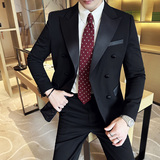 结婚礼服西装套装双排扣两件套8805-P210，男装西服套装，星座1606-1