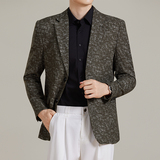 男士韩版修身西服时尚提花西装外套DX53-P148，男装西服套装，星座1606-1