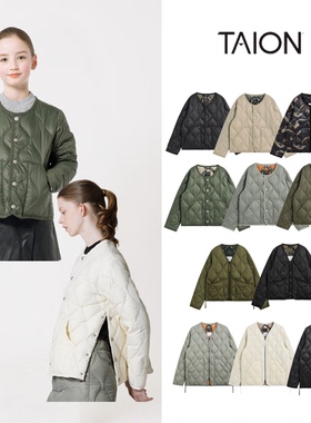 现货 日本 Taion 25AW 秋冬儿童成人日系百搭保暖轻巧马甲羽绒服