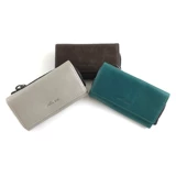 Японская ключница подходит для мужчин и женщин для влюбленных с молнией, небольшая сумка, из натуральной кожи