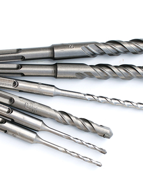 圆柄两坑两槽电锤冲击混泥土石材水泥砖墙打墙钻头85-350mm