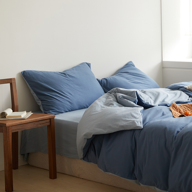 混搭裸睡A类天竺棉四件套