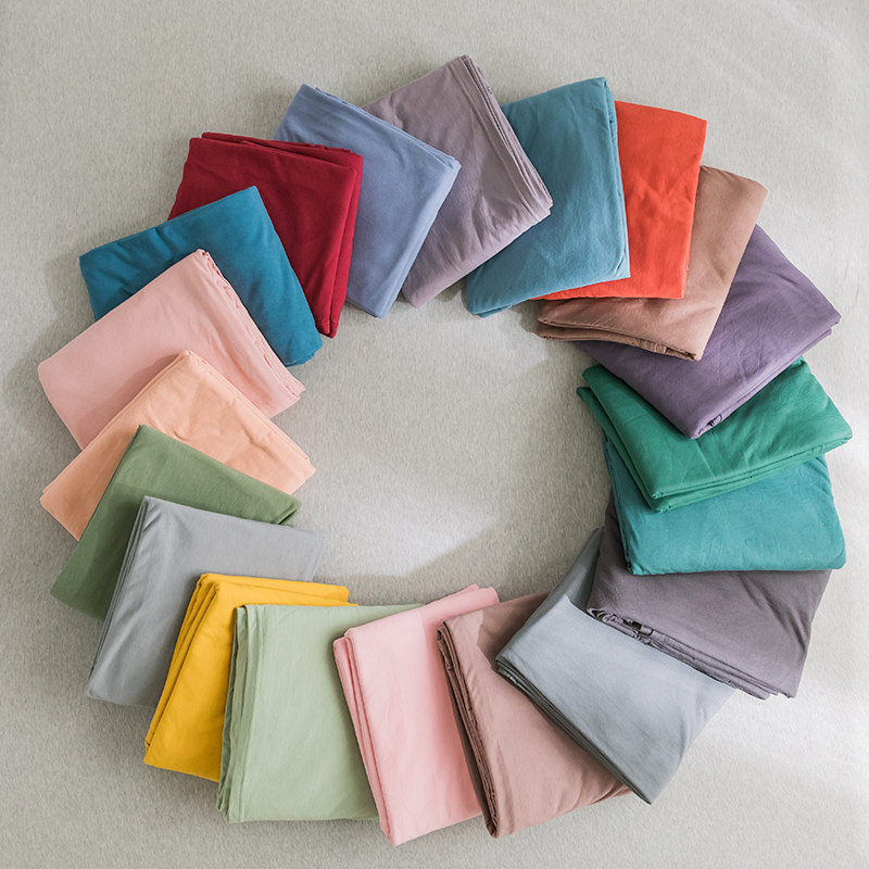 天竺棉100%针织防滑固定床笠单件