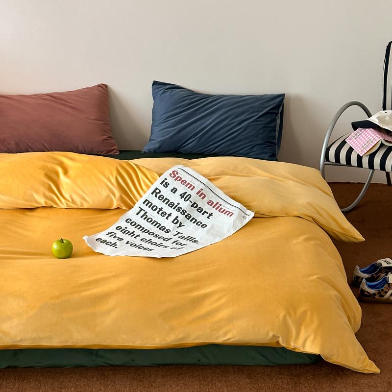 猫叔高克重天鹅绒四件套