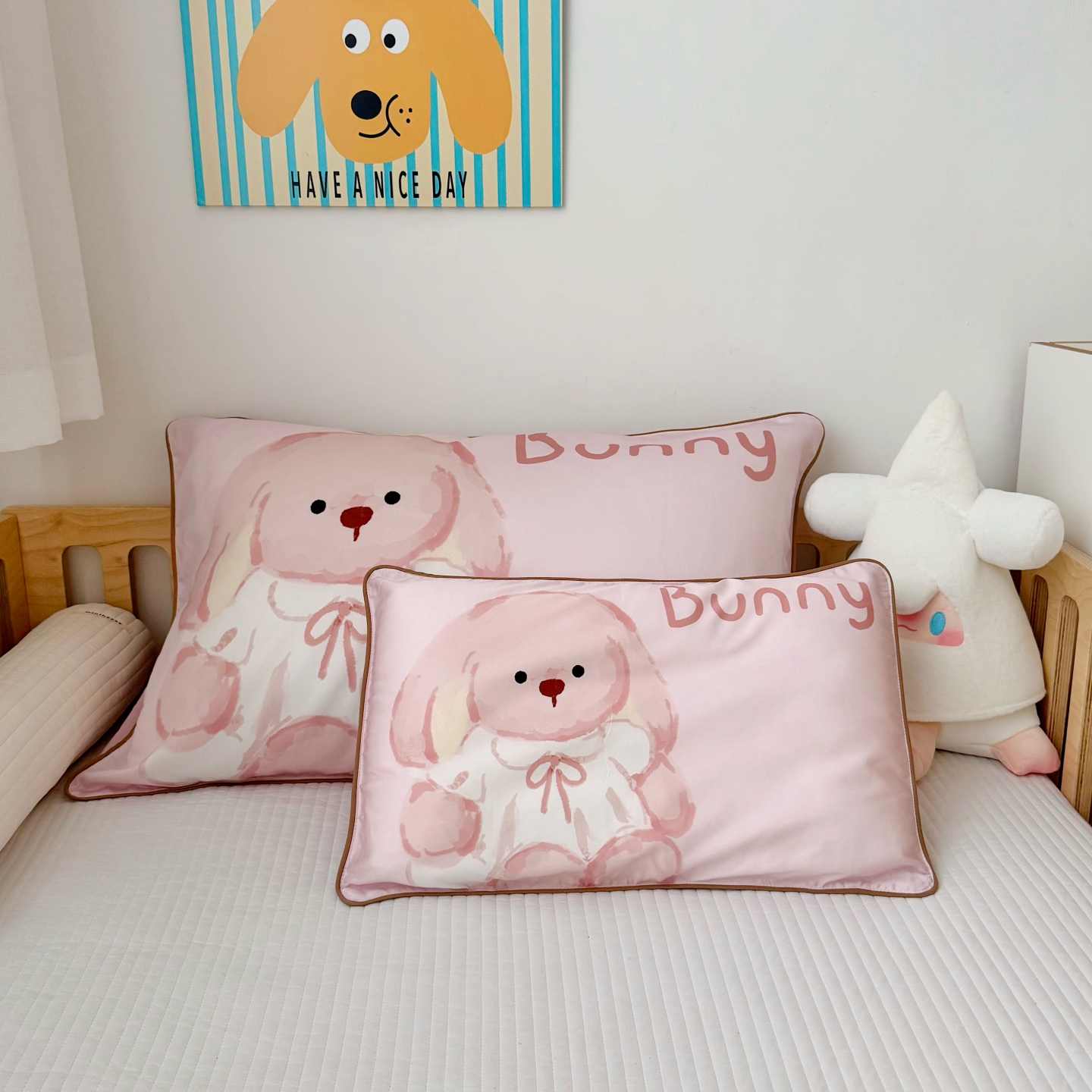 100支纯棉儿童A类卡通枕套