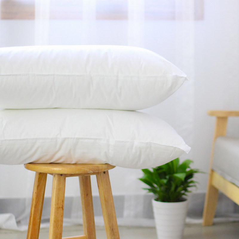 经典款全棉双针软枕芯羽丝棉护颈枕五星酒店标准枕头白色一只包邮,床上用品,枕头/枕芯,淘宝优惠券,粉丝福利购,淘宝优惠卷