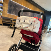 婴儿车挂包多功能收纳袋推车置物袋宝宝餐椅纸巾尿不湿奶瓶储物兜