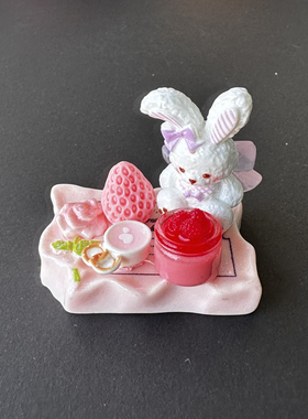 买5送1 【手作食玩小世界】潮玩diy树脂粘土手作仿真食玩摆件成品