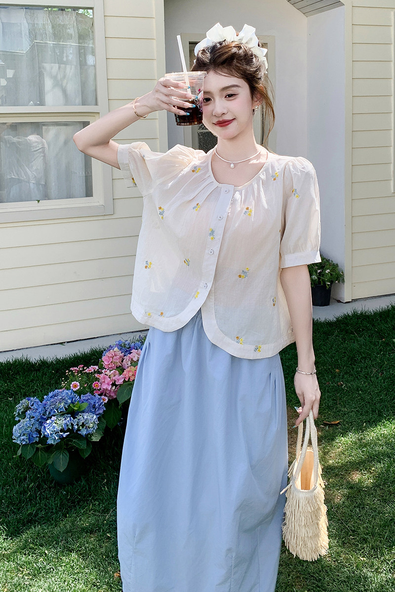 2026年夏新款现货韩系甜美减龄套装XW1078P165K248,女装套装/套裙,浙宝171