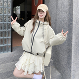 现货2026年秋装新款撞色帽沿刺绣外套XW730P165K248，女装短外套，浙宝171