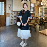 好卖已备货2026年夏装新款俏皮减龄拼色连衣裙XW6979P125K188，女装连衣裙，浙宝171
