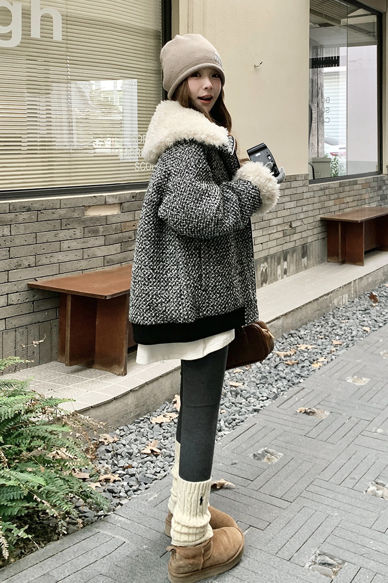 25年战衣小香毛毛羽绒内胆外套90绒XW8092P365K548,女装短外套,浙宝171