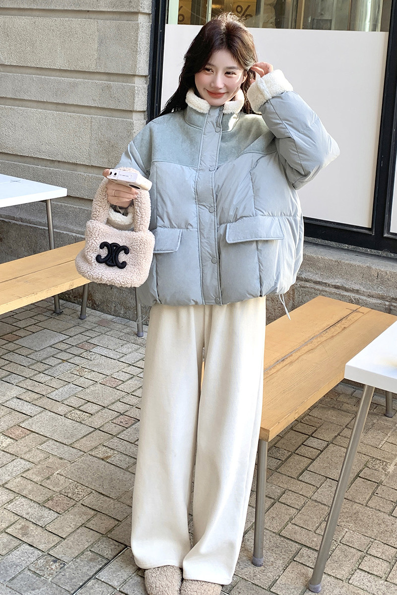 50绒冬装新款羊羔毛保暖羽绒服XW8075P275K418,女装羽绒服,浙宝171