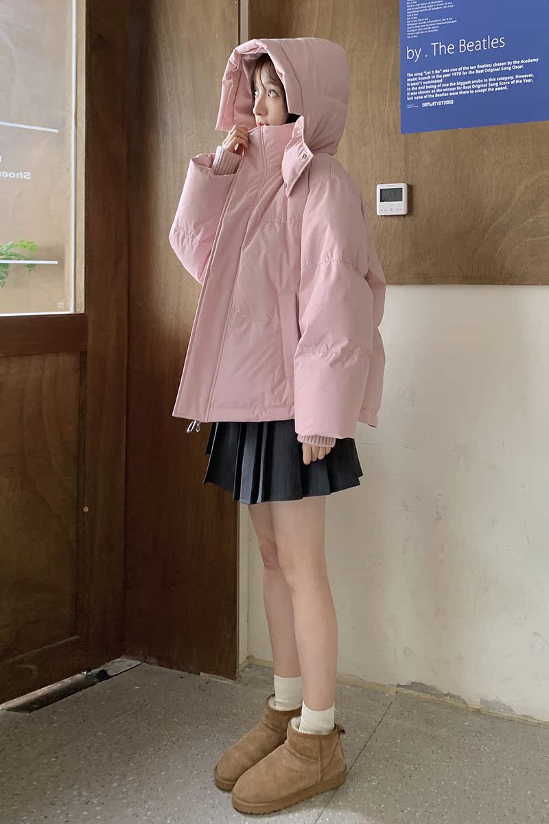 冬季新款90绒白鸭绒羽绒服外套XW6879P295K468,女装羽绒服,浙宝171