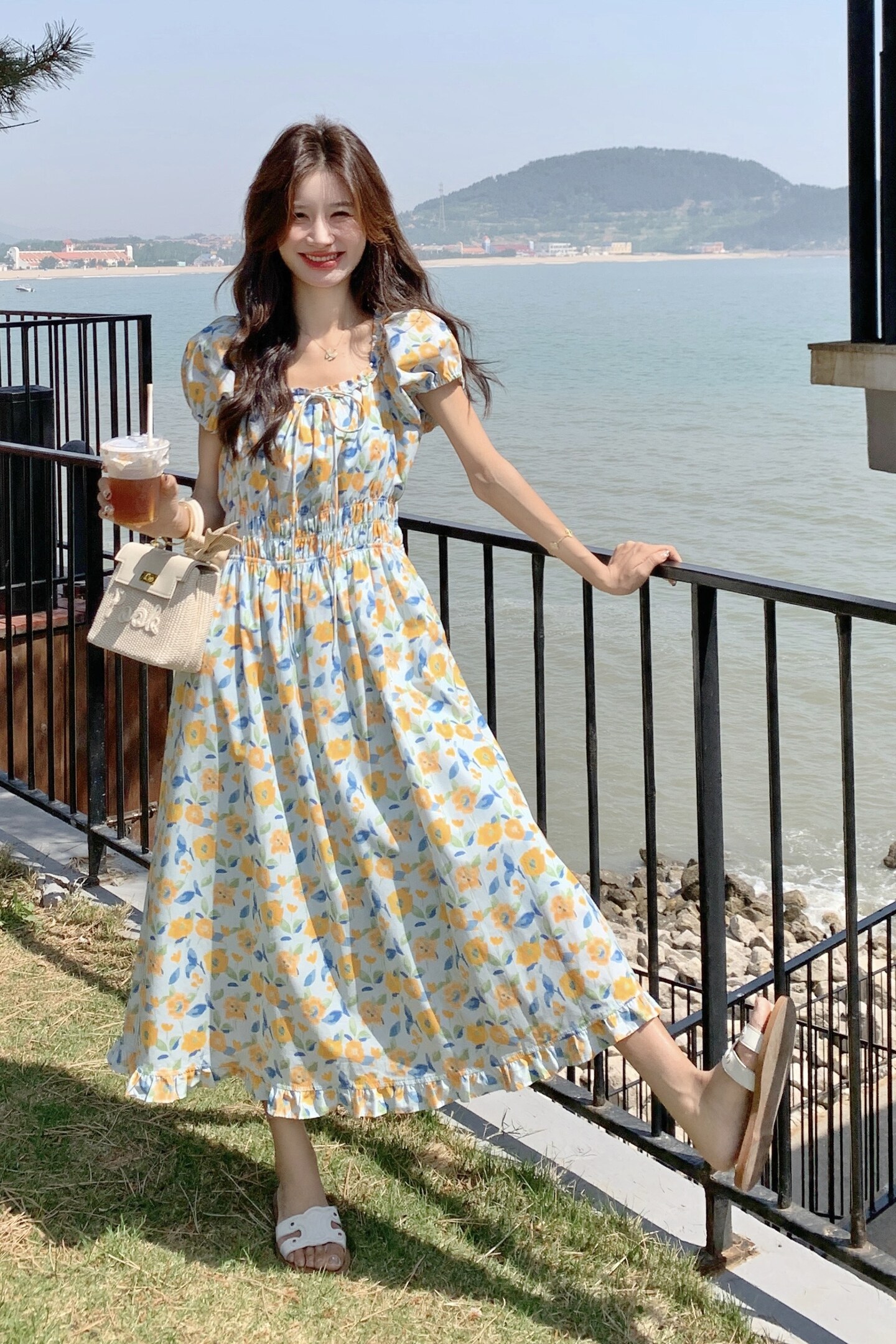 2026年夏新款韩系简约百搭碎花连衣裙XW1133P135K208,女装连衣裙,浙宝171