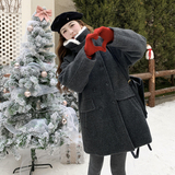 现货冬装新款翻领双排扣中长款毛呢外套(90绒)XW3387P365K548，女装羽绒服，浙宝171