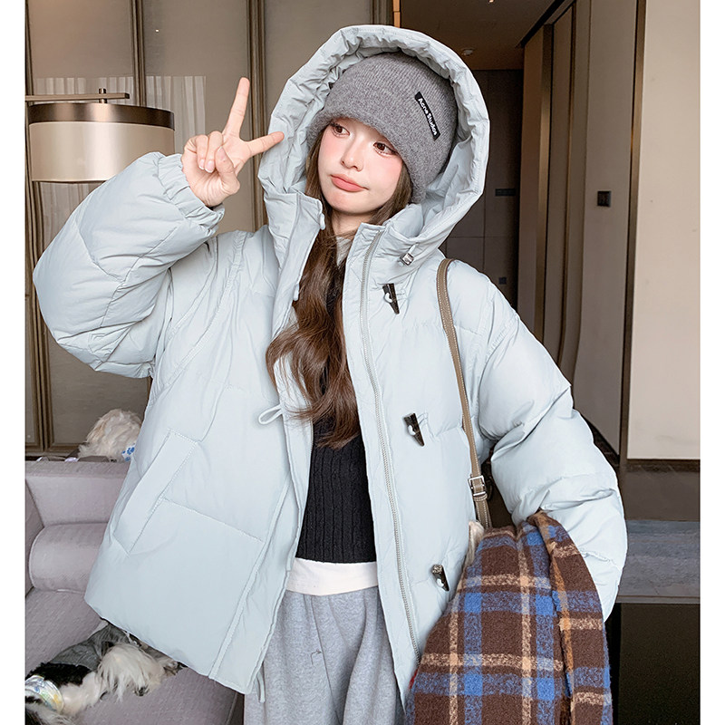 现货2026年冬装新款50绒牛角扣羽绒服外套XW8095P275K418,女装羽绒服,浙宝171