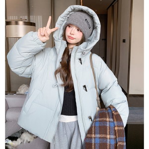 现货2026年冬装新款50绒牛角扣羽绒服外套 XW8095 P275 K418图片
