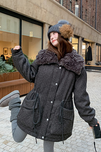 现货 25新年战衣闪钻羊羔毛领羽绒外套(90绒) XW3361 P415 K628图片