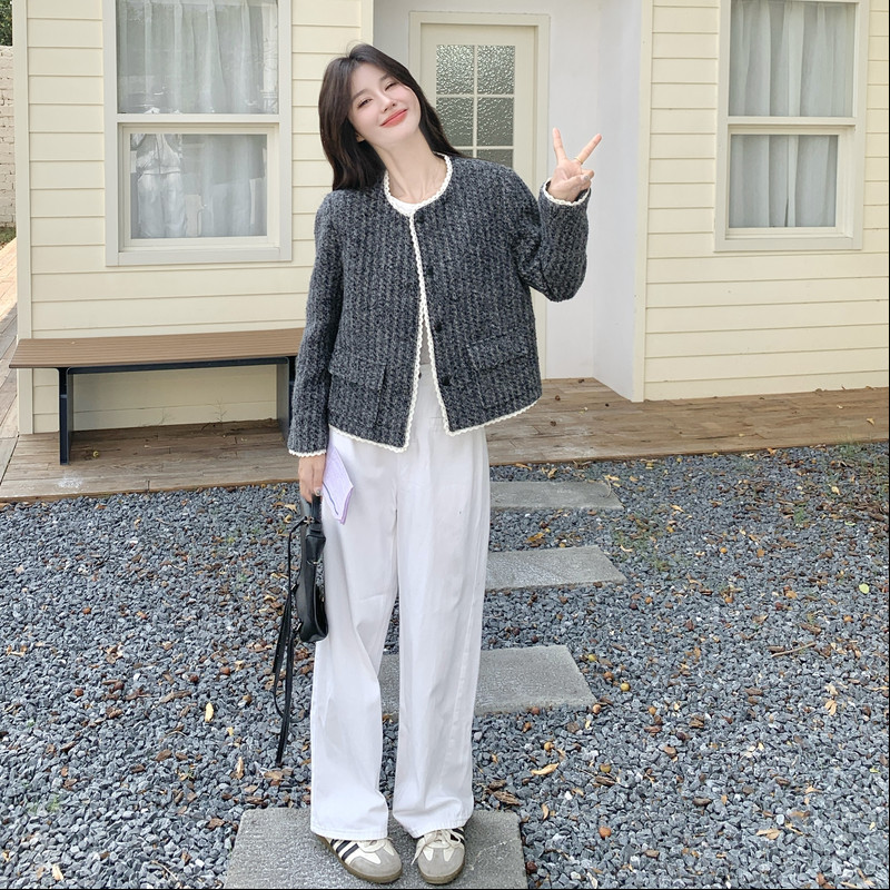现货2026年秋装新款小香风外套XW3305P175K268,女装短外套,浙宝171