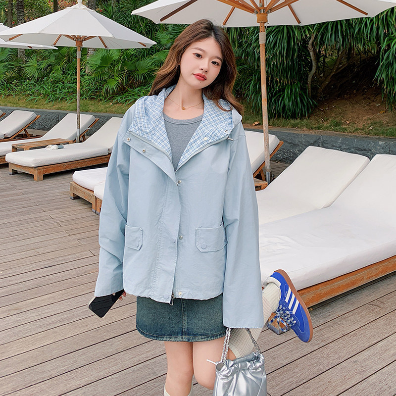 现货2026年春装新款风衣连帽外套XW1001P155K238，女装风衣，浙宝171