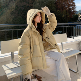 现货2025年冬装新款50绒牛角扣羽绒服外套XW8090P275K418，女装羽绒服，浙宝171