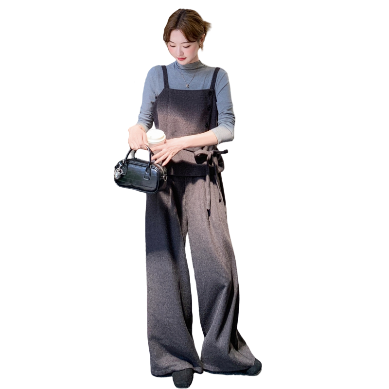 现货2025年新款法式收腰马甲打底衫阔腿裤三件套XW761P195K298,女装套装/套裙,浙宝171