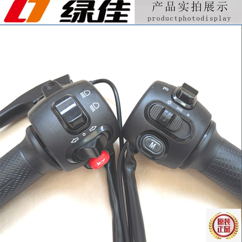 绿佳电动车组合把座转把总成开关小龟王P档巡航M档原装油门加速