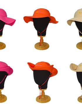 户外hatty哈荻旗下狐狸折叠速干轻便软檐透气防晒丛林渔夫圆帽夏