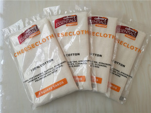 外贸奶酪芝士纱布原色未漂白厨房过滤抹布纯棉cheesecloth 68包邮