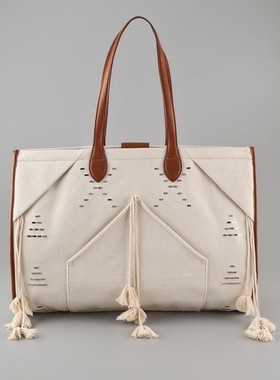 福利品Foley Corina超有质感大容量帆布包285美金 可以依赖的包包