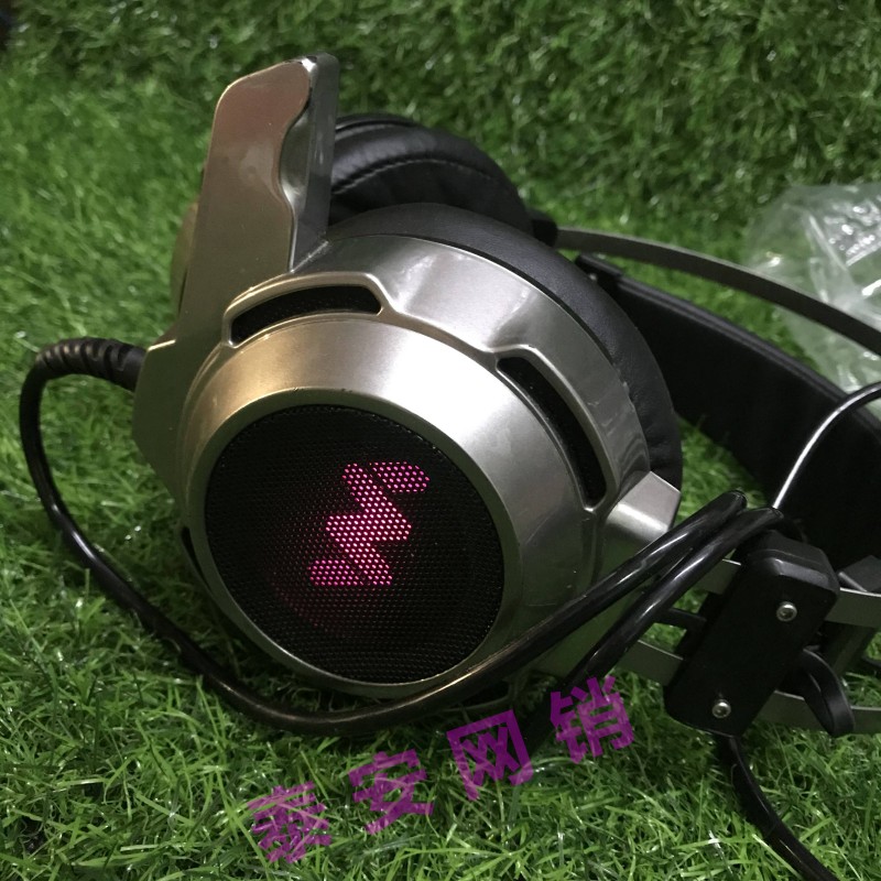 网吧电竟吃鸡USB听声辩位头戴带麦游戏降噪RGB背光W 耳机处理库存