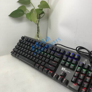 ET-K1真机械键盘 背光黑轴104键无冲 游戏LOL发光有线USB 电竞版