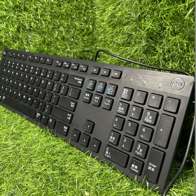DELL戴尔kb216t商用键盘巧克力帽静音防水丝划手感