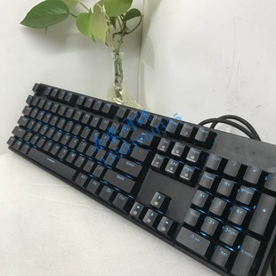 黑峡谷K705机械键盘凯华BOX白可换轴游戏USB有线热插拔轴冰蓝纯光