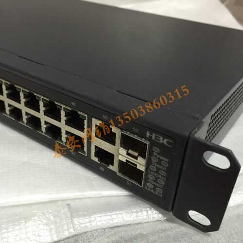 华三H3C S3100-52TP-SI  48口 千兆百兆 二层智能 可网管 交换机