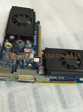 HP原装G310 真实512M DDR3 PCI-E PEGATRON 半高显卡 DVI +DP高清
