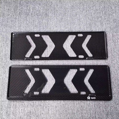 蔚来碳纤维牌照边框专用款