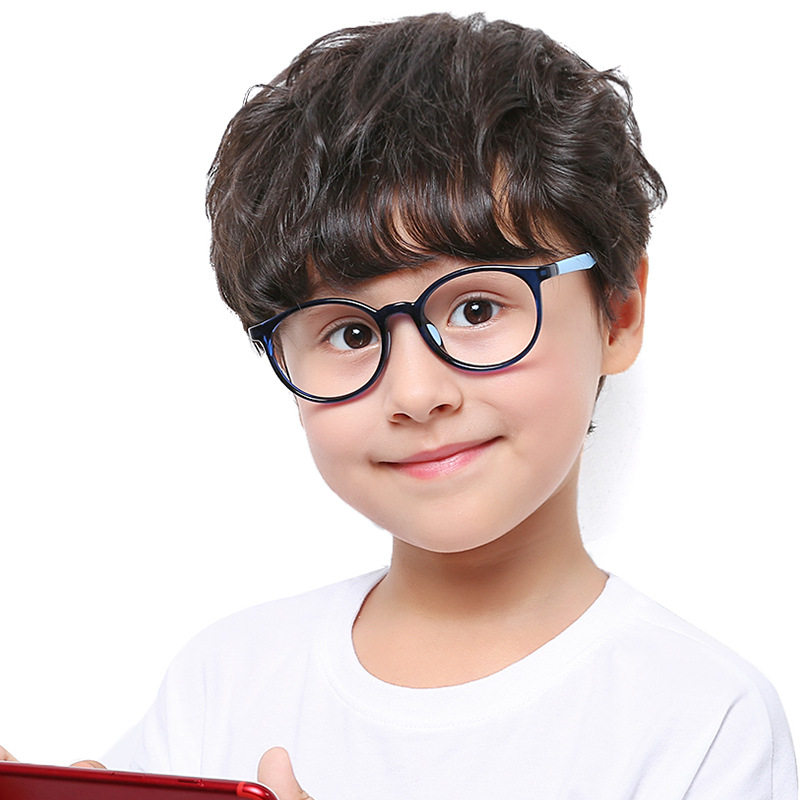 儿童镜架超轻耐用硅胶镜框5163#可配近视镜离焦镜片 远视矫正镜片
