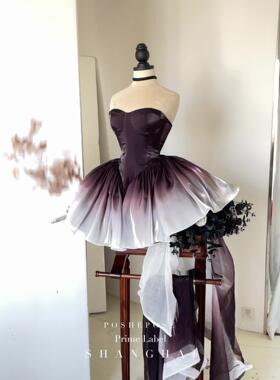 【POSHEPOSE 初灵高定如心·仅此一家店铺】 黑天鹅 连衣裙现货