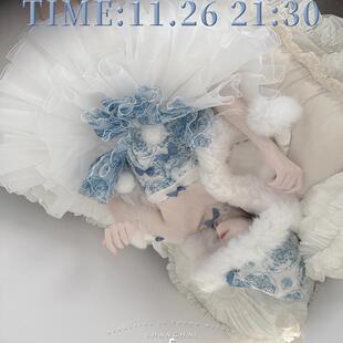 POSHEPOSE初灵高定如心·年度重磅 含斗篷 青花瓷·万花镜